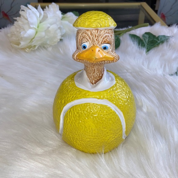 EGGBERT and Friends Malcolm Bowmer Wimbleduck Coin Bank Figurine Enesco Rare - Picture 3 of 17